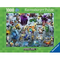 Puzzle 1000 el. Challenge. Minecraft Ravensburger