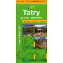 Mapa tur. - Tatry polskie i s�owackie laminat
