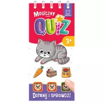 Magiczny quiz z kotkiem. Dotknij i sprawd! 3+