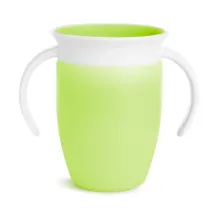 Kubek treningowy z uchwytami Munchkin Miracle 360&deg; 207ml zielony