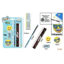 Mp Main Paper Zestaw do pisania Emoji niebieski