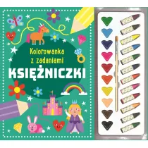 Kolorowanka z zadaniami. Ksi�niczki
