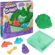 Kinetic Sand - Piasek z foremkami zielony Spin Master