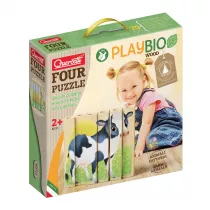 Four Puzzle Animali Fattoria Farm Animals Quercetti