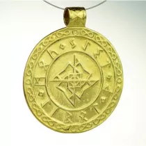 Sotis Sigil V-Talizman mocy wewntrznej Ag925 + Au 24kar, 6g