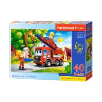 Puzzle 40 el. Firefighters to the Rescue Castorland
