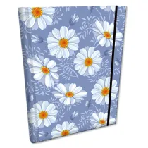 Bee-bee Notes B6 z gumk� Soft Touch Stokrotki Retro kratka 96 kartek