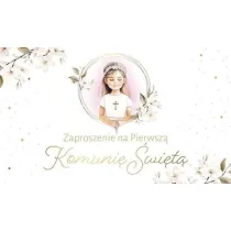 Armin Style ZAPROSZENIE KOMUNIA 160X95 AS ZP-87 OP10SZT FOL