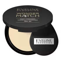 Eveline Cosmetics Wonder Match matowy puder prasowany SPF30 01 8 g