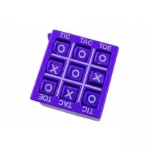 Gra k�ko i krzy�yk 4,5 cm fioletowa LeanToys