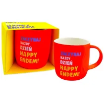 Kukartka Kubek neonowy Happy end