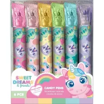 Kids Euroswan Hiszpania Flamastry pachnce dwustronne 6 szt Candy Pens Sweet Dreams KL11615 Kids Euroswan