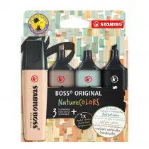 Zakrelacz Stabilo Boss Original Nature Colors 4 szt.