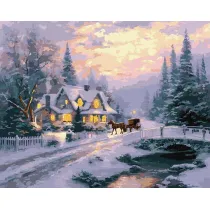 Ideyka Malowanie po numerach - Noworoczny spok�j 40x50cm
