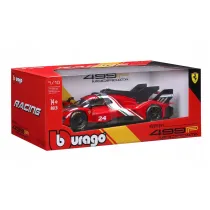 Bburago Model 1:18 Ferrari Racing 499P Modificata czerwony