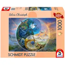 Puzzle PQ 1000 el. Wsz�dzie g�ry Schmidt