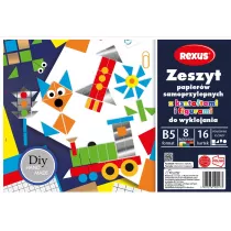 Beniamin Wycinanka samoprzylepna ksztatowa B6 16 kartek