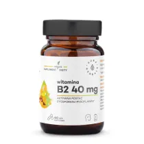 Aura Herbals Witamina B2 R-5-P 40 mg, ryboflawina Suplement diety 60 kaps.