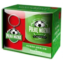 Pan Dragon Zestaw kubek + brelok Hobby-Pi�ka no�na