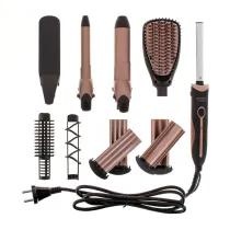 Camry Zestaw Hair Styler 5in1 1200W pytka falujca 3D + lokwka 32mm + lokwka 19mm + szczotka prostujca + pytki karbujce Zig - Zag