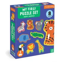 Pierwsze puzzle Szczliwe zwierztka 8 el. 2+ Mudpuppy