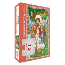 Puzzle 15 - Pan Jezus w�r�d dzieci Wydawnictwo Diecezjalne i Drukarnia w Sandomierzu