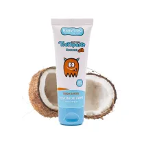 Babyton Naturalna pasta do zbw dla dzieci o smaku kokosowym bez fluoru, 6m+ 50 g