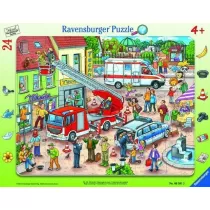 Puzzle ramkowe 24 el. Na ratunek zwierzakom Ravensburger