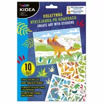 ZEST KREAT WYKLEJ DINOZAURY 10ARK DERF KIDEA PUD