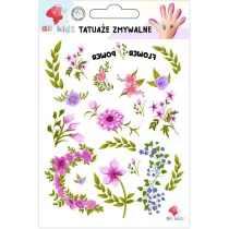 Tatuae zmywalne dla dzieci Kwiaty All4Kids