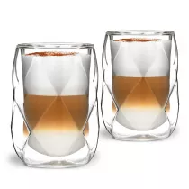 Vialli Design Komplet szklanek z podwjn ciank Geo 7589 2 x 350 ml