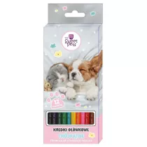 Beniamin Kredki o��wkowe tr�jk�tne The Sweet Pets 12 kol.
