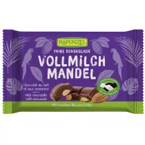 Rapunzel Czekolada mleczna z migda�ami 100 g Bio