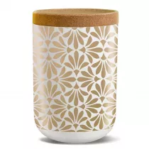Chic-Mic Pojemnik z tworzywa pla z korkow� pokrywk� golden tiles 1000 ml