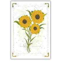 DaVinci Karnet 12x18cm + koperta S�oneczniki