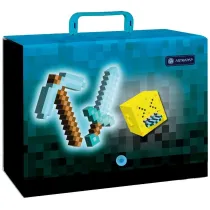 Teczka z rczk XL Blue Pixel 9cm Astrapap