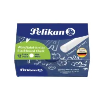 Pelikan Kreda bezpy�owa bia�a 12 szt.