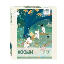 Puzzle 1000 Artystyczne Muminki Zabawa w Lesie Barbo Toys