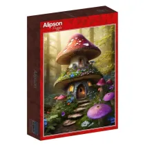 Puzzle 500 Chatka pord grzybw Alipson