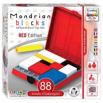 Ah!Ha - Blok Mondriana (czerwony) - gra logiczna Eureka