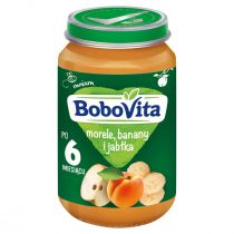 BoboVita Morele banany i jabłka po 6 miesiącu 190 g