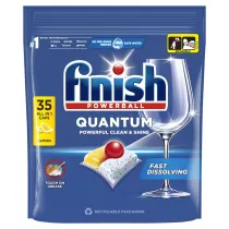 Finish Kapsu�ki do zmywarki Quantum All-in-1 Lemon 35 szt.