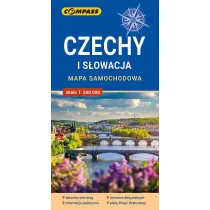 Mapa - Czechy i Sowacja 1:500 000