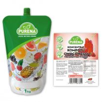 Purena Koncentrat kompotu owocowego truskawka-wiśnia na 6l 1 kg