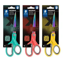 Staedtler Noyczki Norix 21cm kolorowe ostrze mix