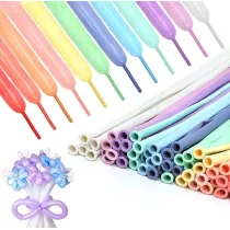 Balony modeliny pastel 100 szt. mix