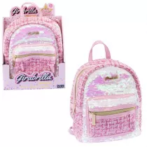 PLECAK TWEEDOWY CEKINY GIRABRILLA 21X25X15 WB6