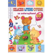 Szlaczki, literki, cyferki ze zwierztkami