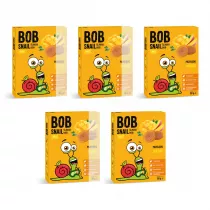 Bob Snail Przekska mango bez dodatku cukru Zestaw 5 x 60 g
