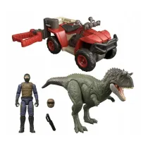 Jurassic World Dinozaur i pojazd terenowy Mattel